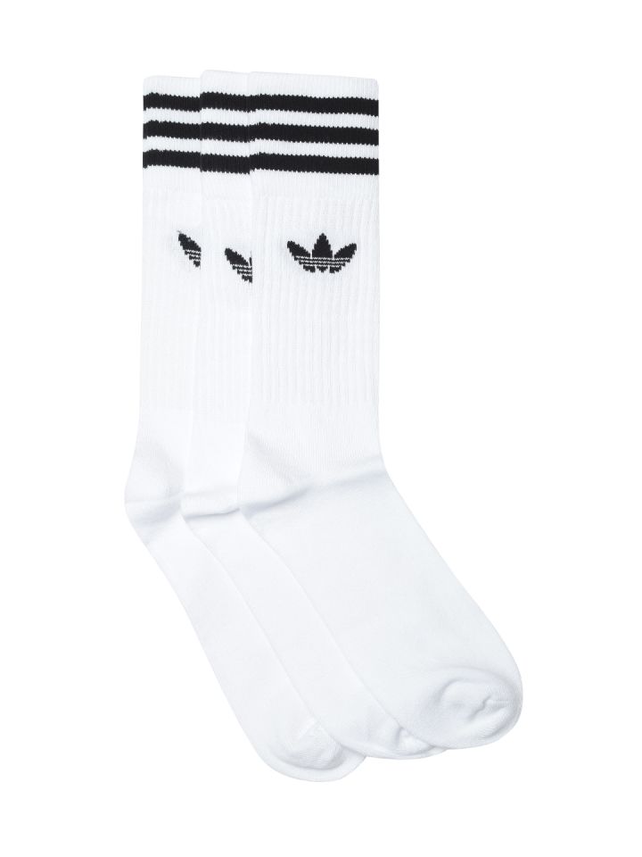 Buy Originals Unisex Pack 3 White Crew Above Ankle Length Socks - Socks for Unisex 1808869 Myntra