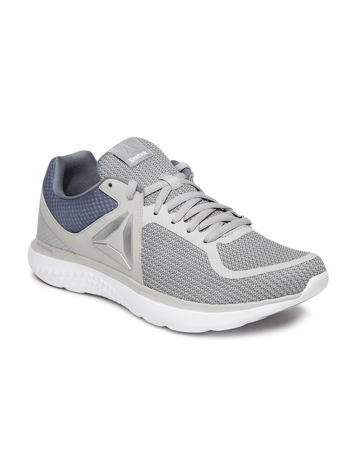 reebok men grey running shoes