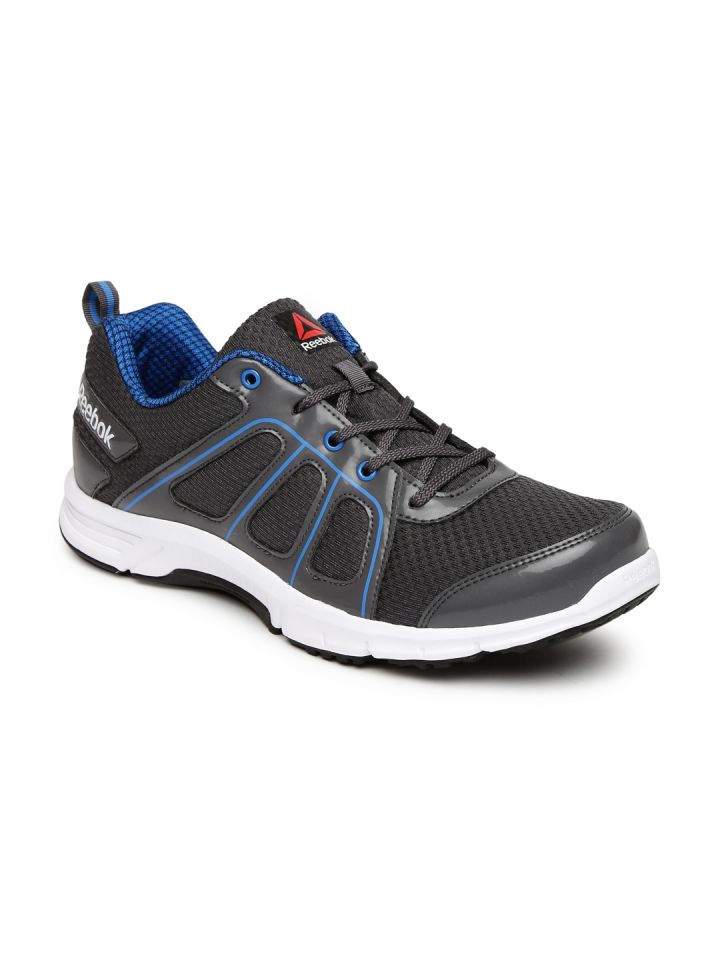 reebok fast n quick grey running shoes