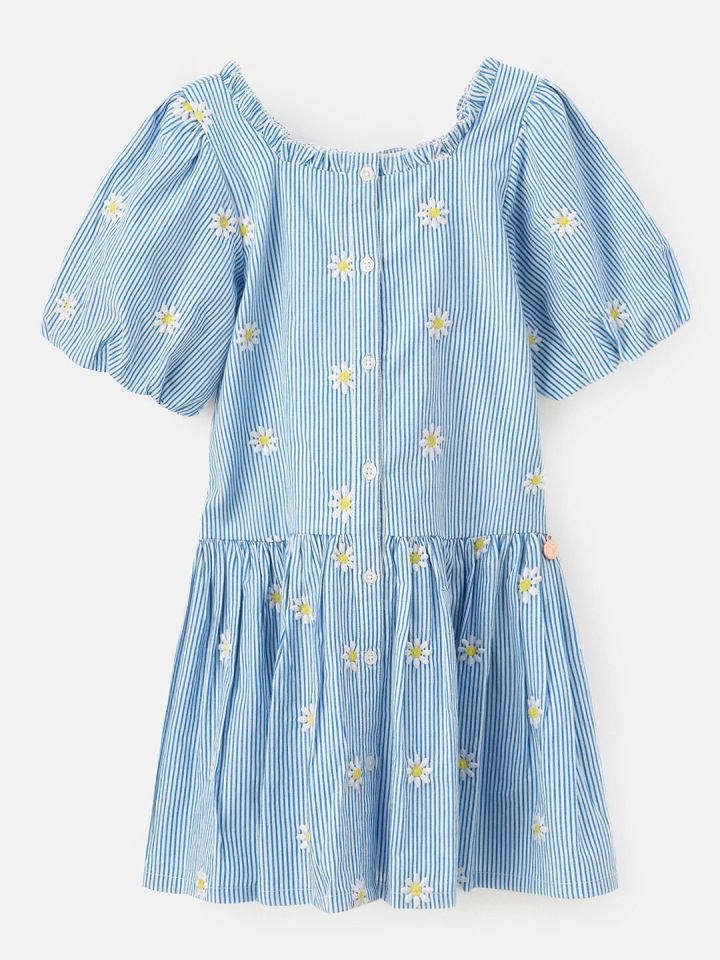Angel and rocket blue floral cheap dress