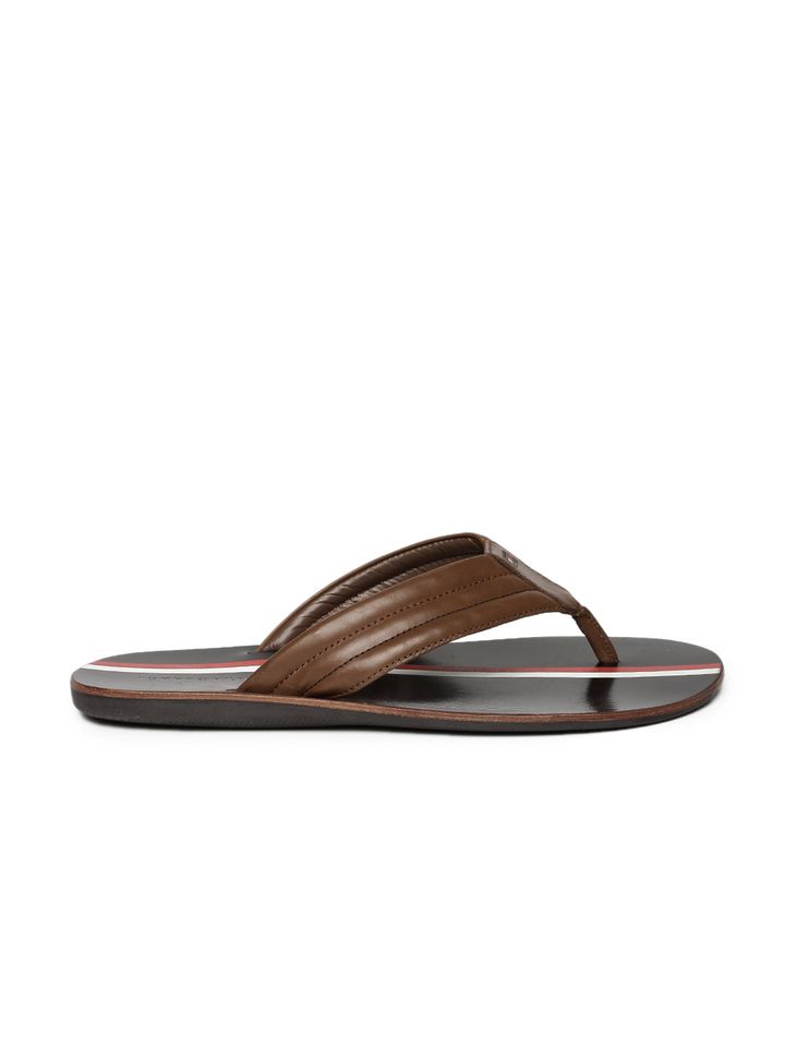 tommy hilfiger men's leather sandals