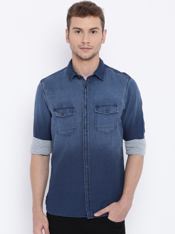 indian terrain denim shirts