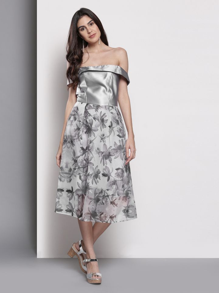 Buy DOROTHY PERKINS Women Grey Printed 