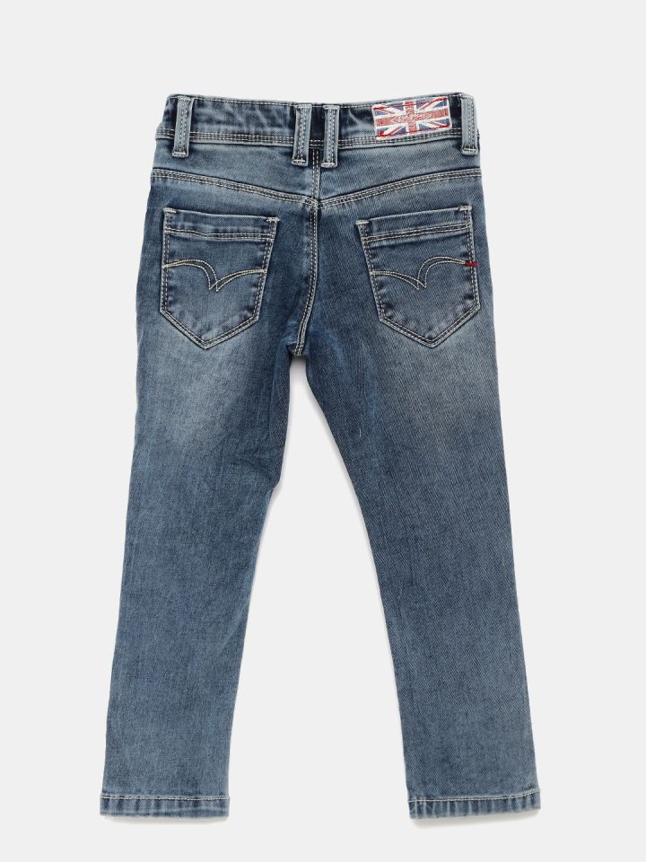 Buy Lee Cooper Girls Blue Slim Fit Stretchable Jeans Jeans for
