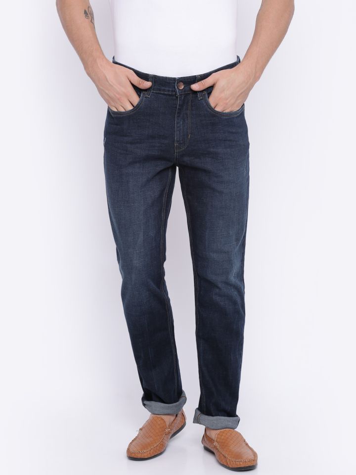 U.S. Polo Assn. Denim Co. Men Navy Blue Delta Slim Fit Stretchable Jeans