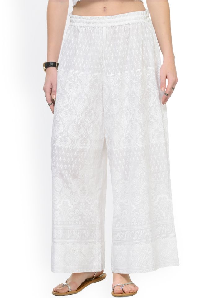 Varanga white palazzo clearance