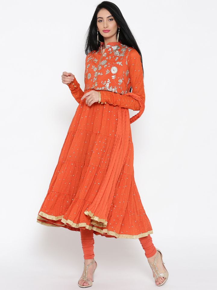 Biba 2025 orange dress