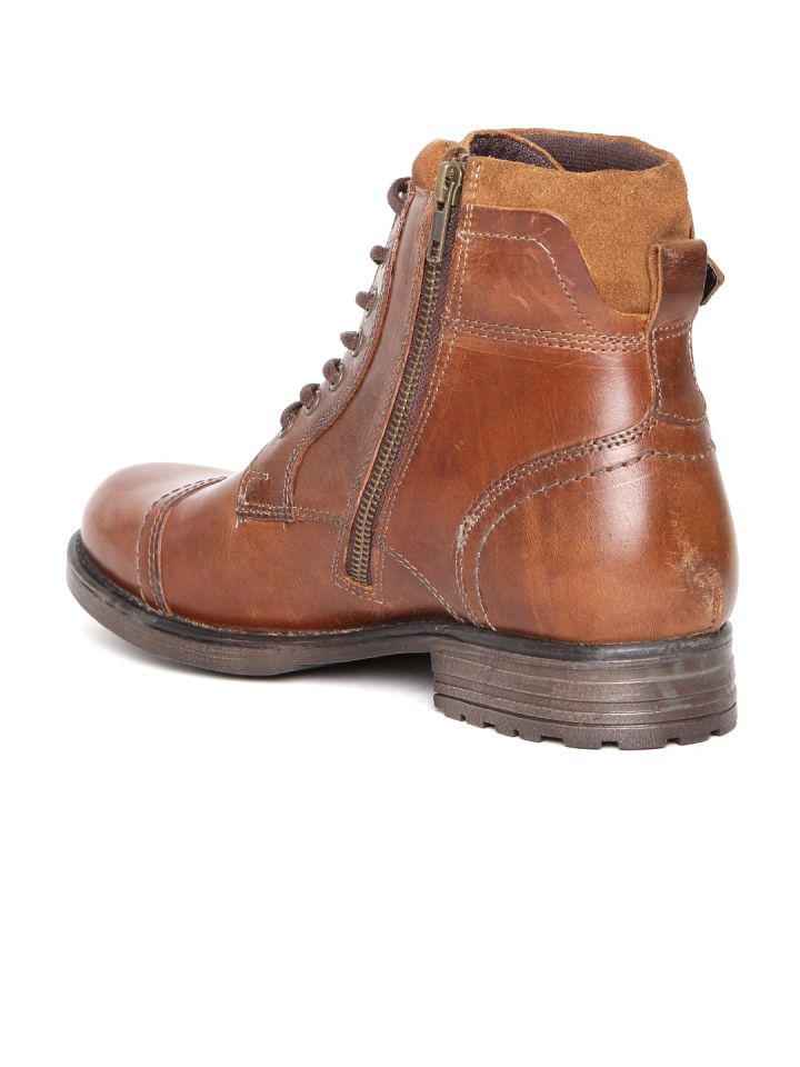 Red tape boots myntra online