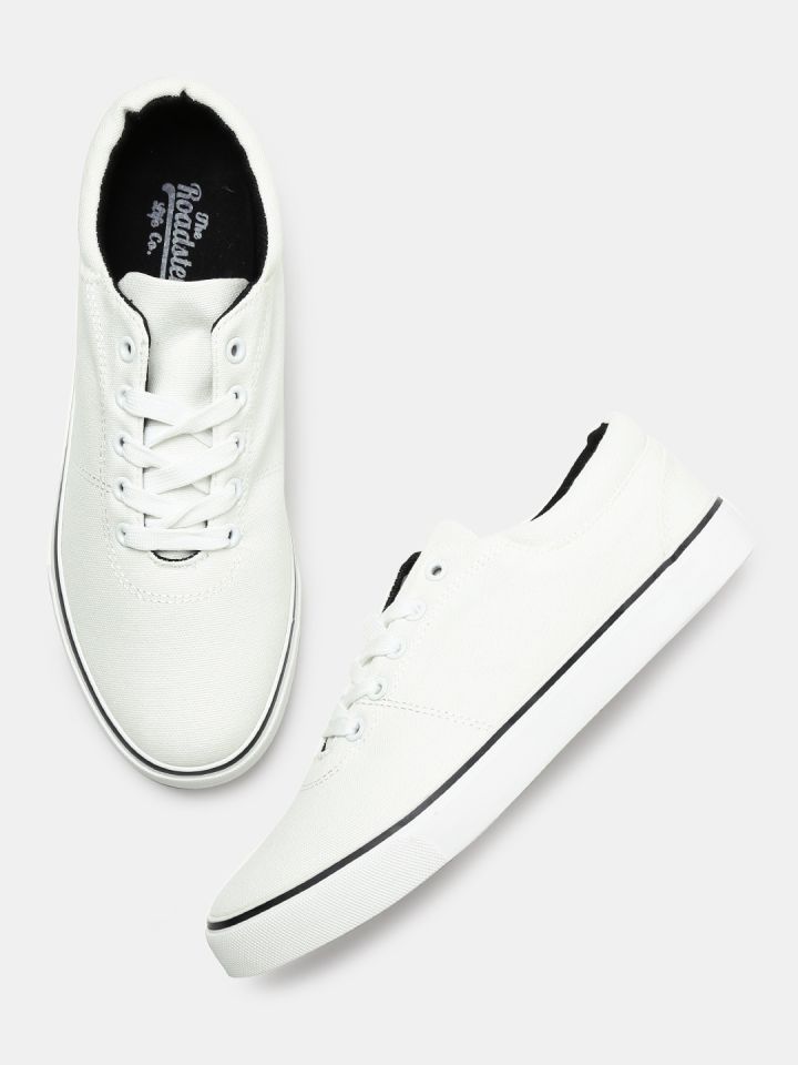 Roadster white sneakers myntra store