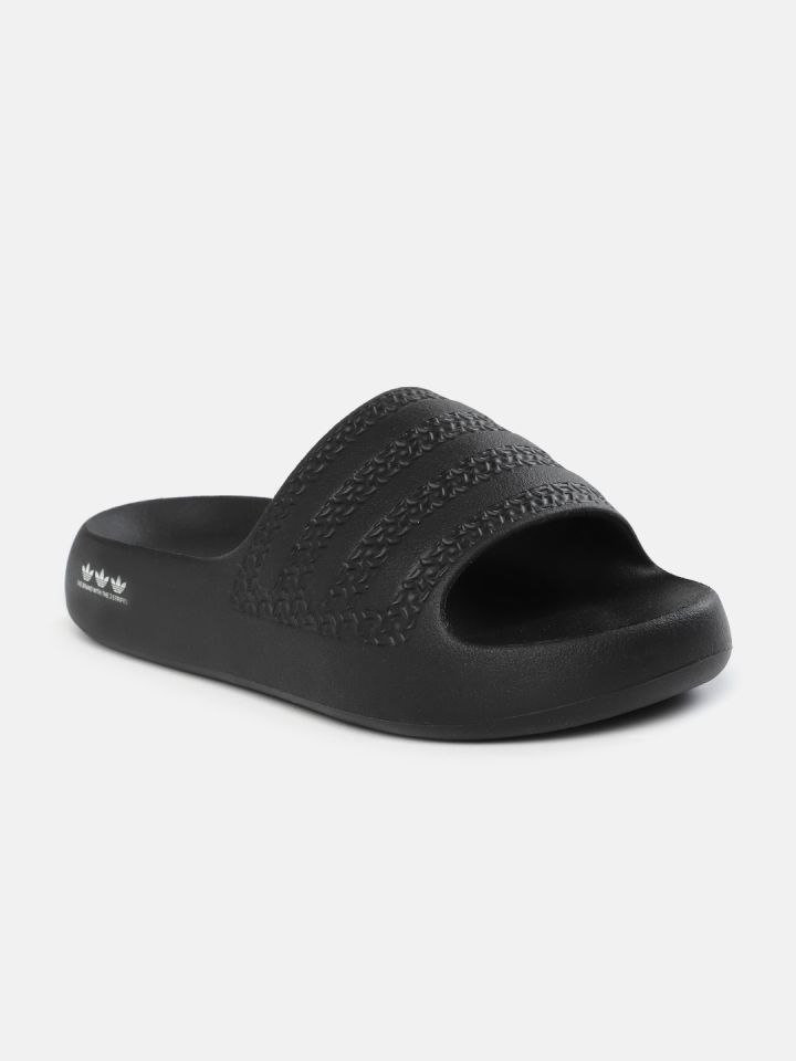 Black womens adidas slides cheap