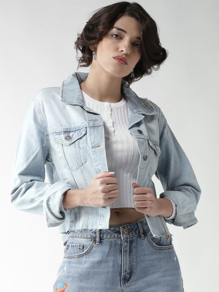 Forever 21 deals distressed denim jacket