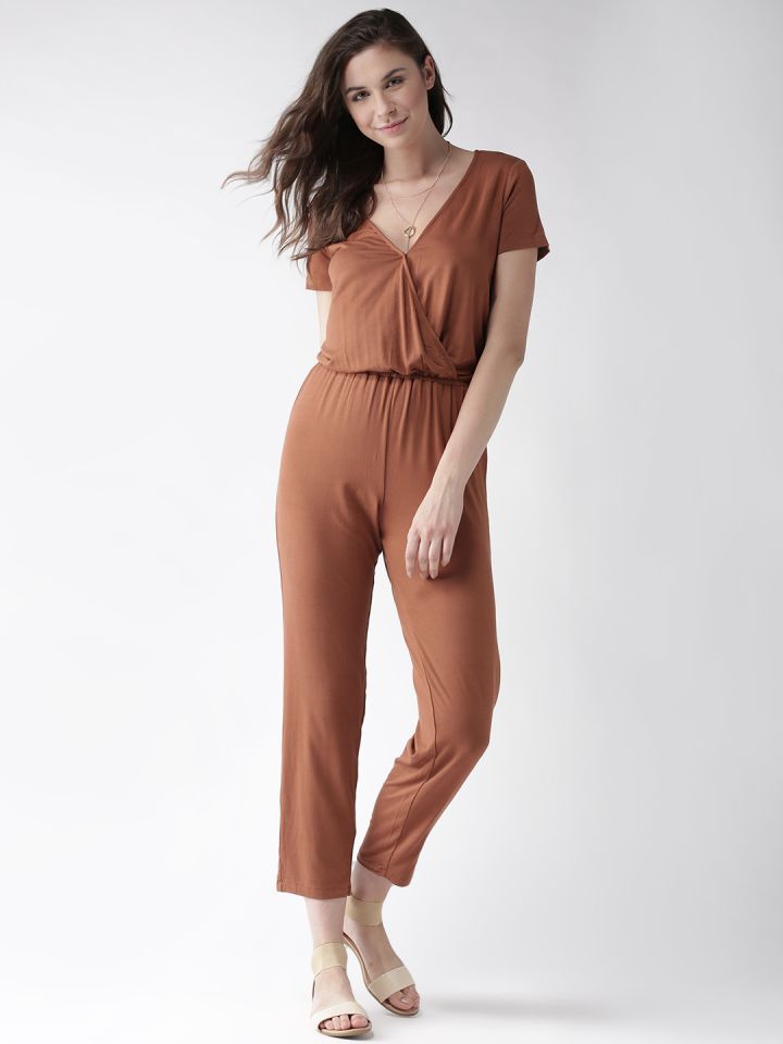 rust coloured jumpsuit