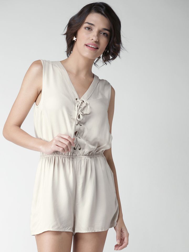 off white playsuit