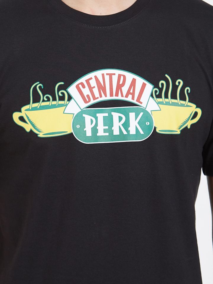 Buy The Souled Store Unisex Black FRIENDS Central Perk Printed