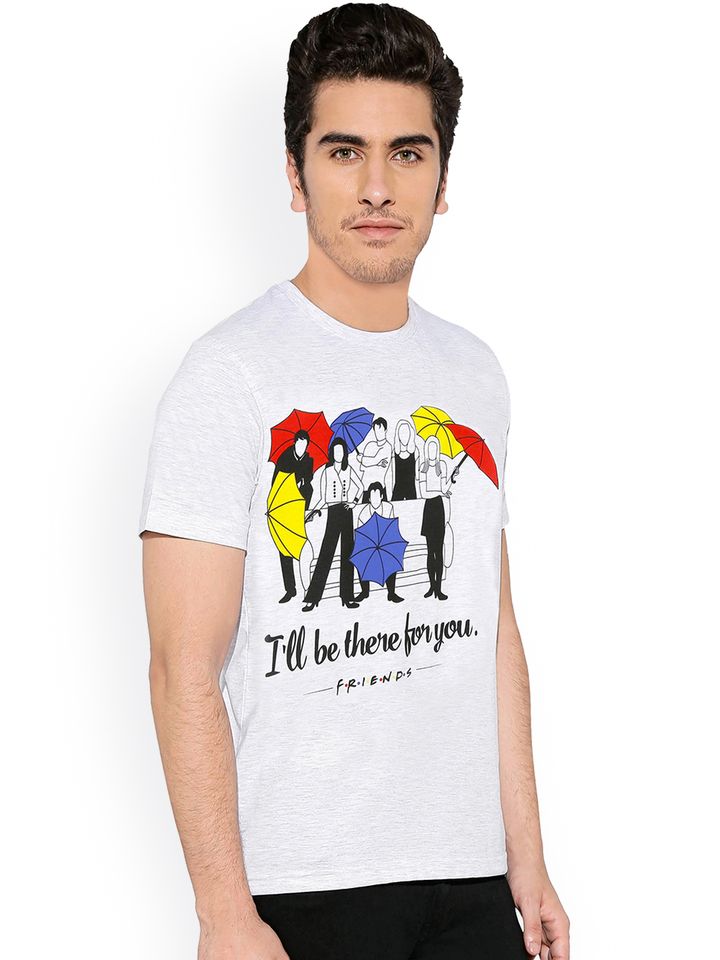 Buy The Souled Store Unisex White Friends I Ll Be There For You Printed Round Neck T Shirt Tshirts For Unisex 1847062 Myntra