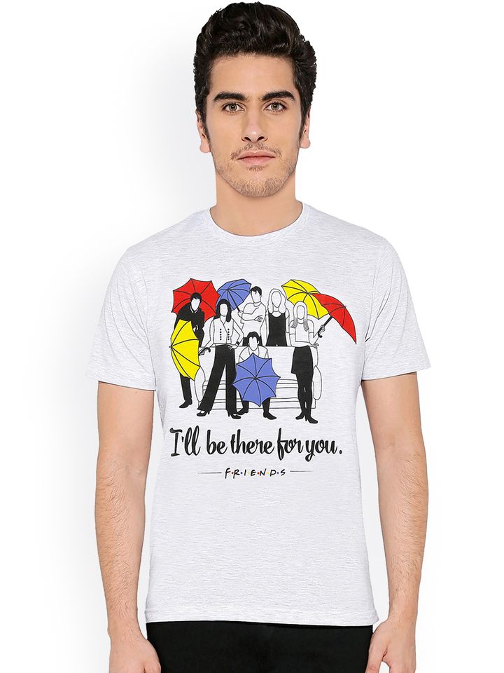 Buy The Souled Store Unisex White Friends I Ll Be There For You Printed Round Neck T Shirt Tshirts For Unisex 1847062 Myntra