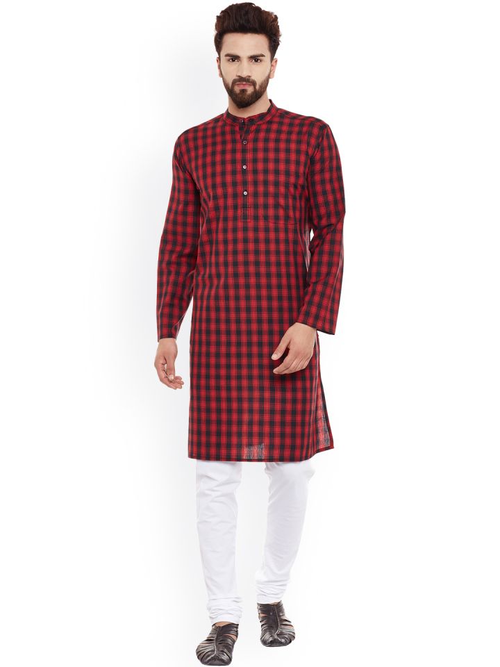 Checks kurta pajama deals