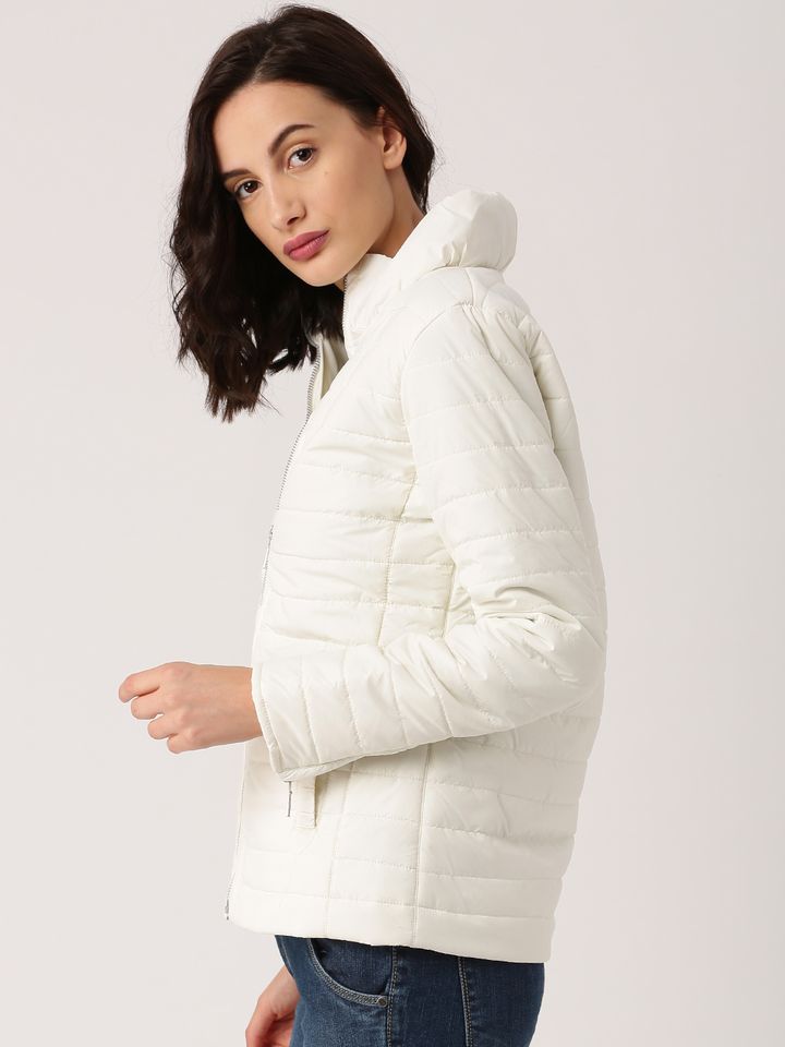 Quilted Puffer Jacket - Jackets 