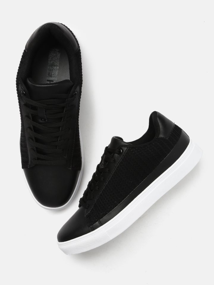trending black sneakers