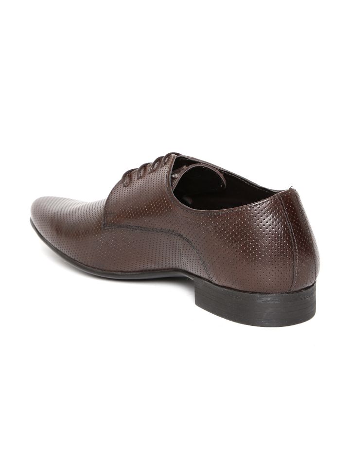 Buy Red Tape Men Coffee Brown Textured 