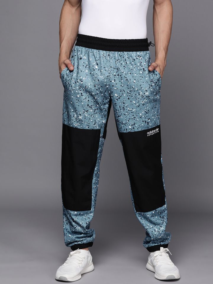 Adidas classic wind teal blue mens track pants online