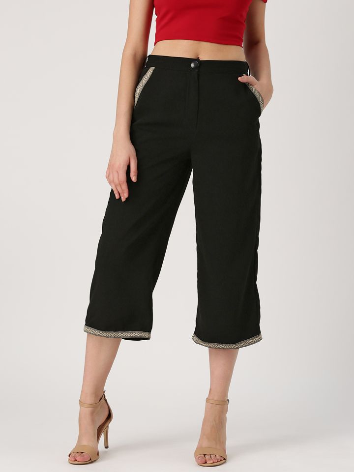 Parallel Pants Black Organic Cotton | Australian Sustainable Clothing
