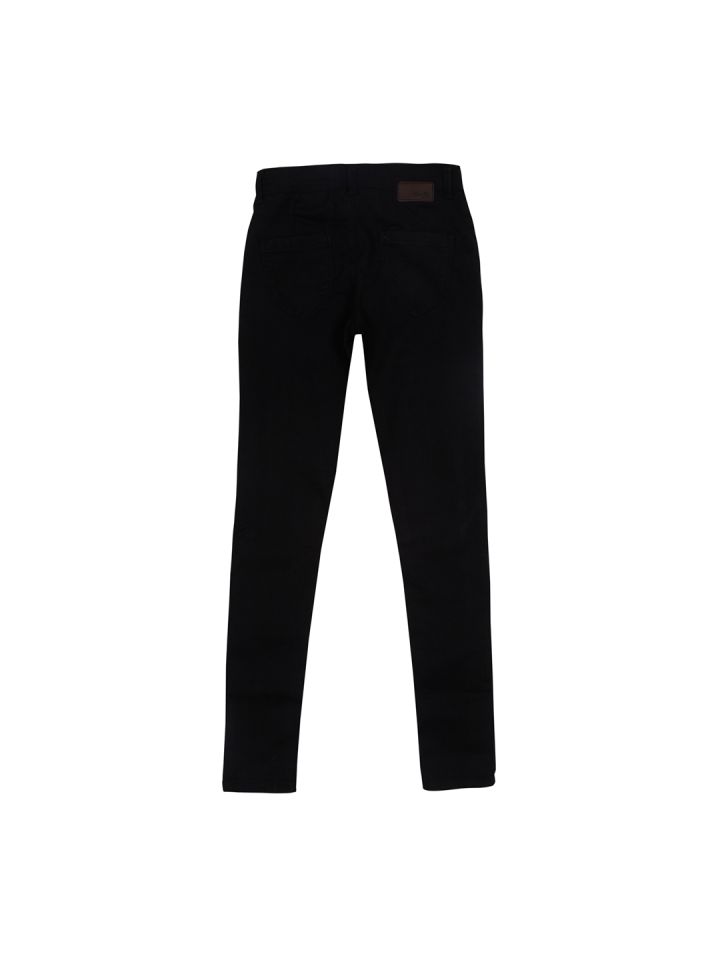 Girls black skinny trousers deals