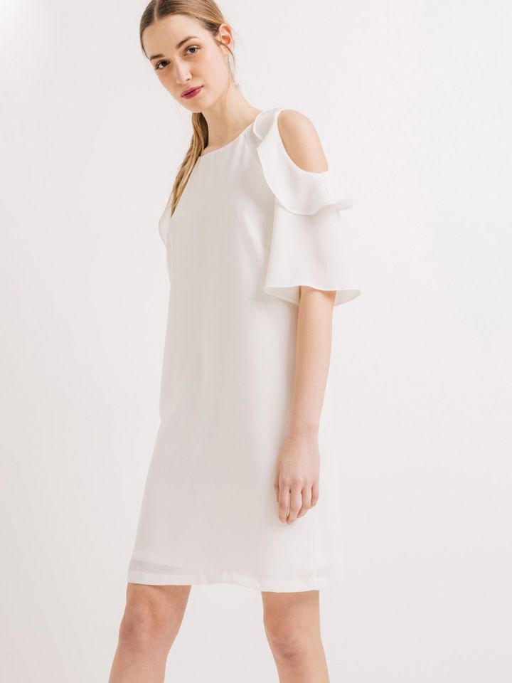 promod white dress