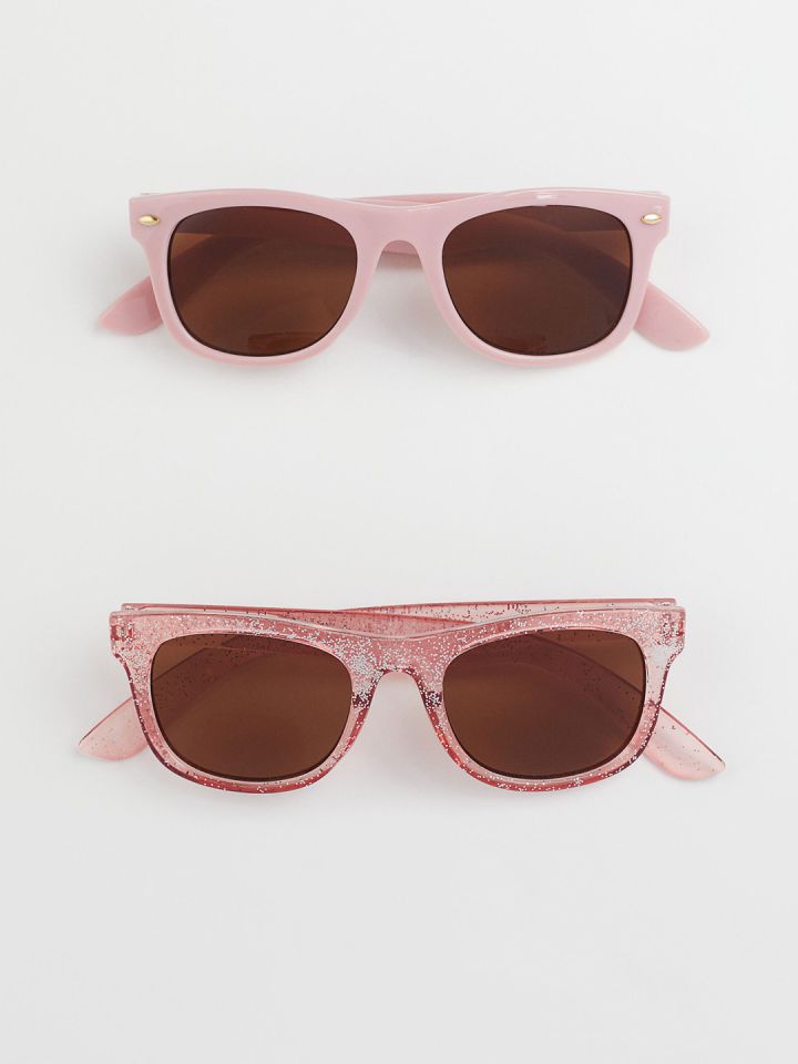 Buy H M Girls Pink 2 Pack Sunglasses 1080632003 Sunglasses