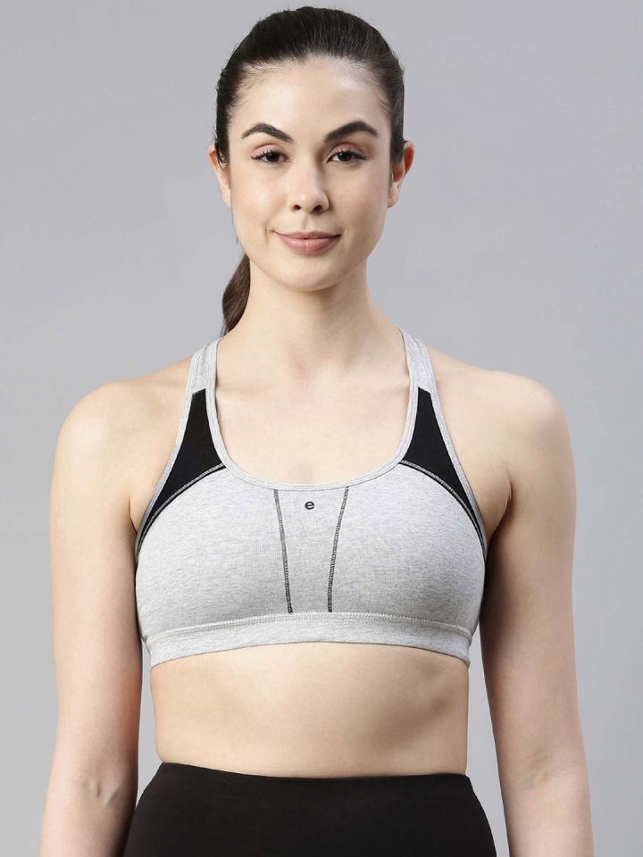 Enamor Low Impact Cotton Bra For Women - Non-Padded, Non-Wired, High-Coverage  Bra For All-Day Comfort