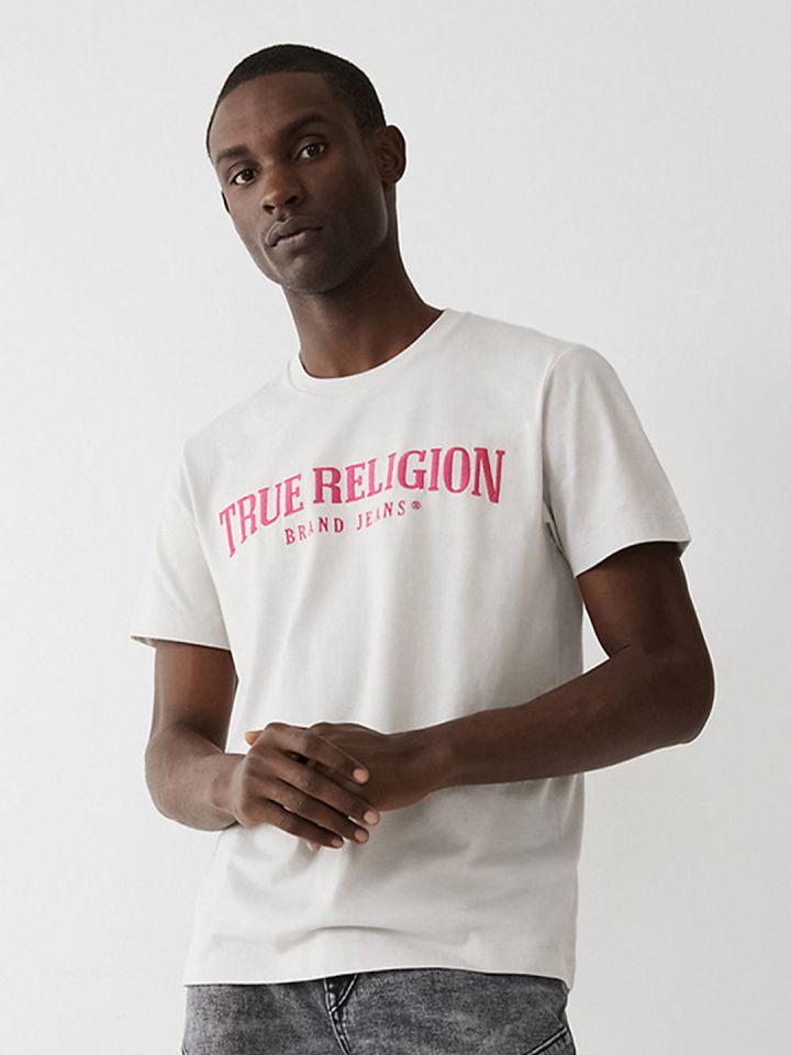 Buy True Religion Men White Printed T Shirt Tshirts for Men