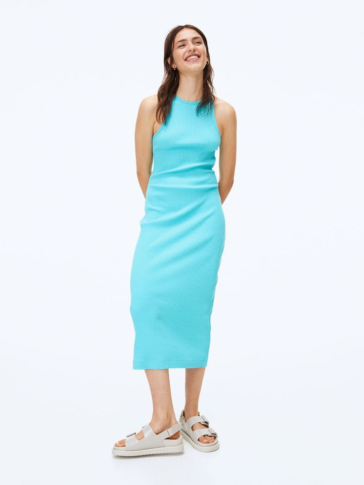 H&m turquoise dress sales