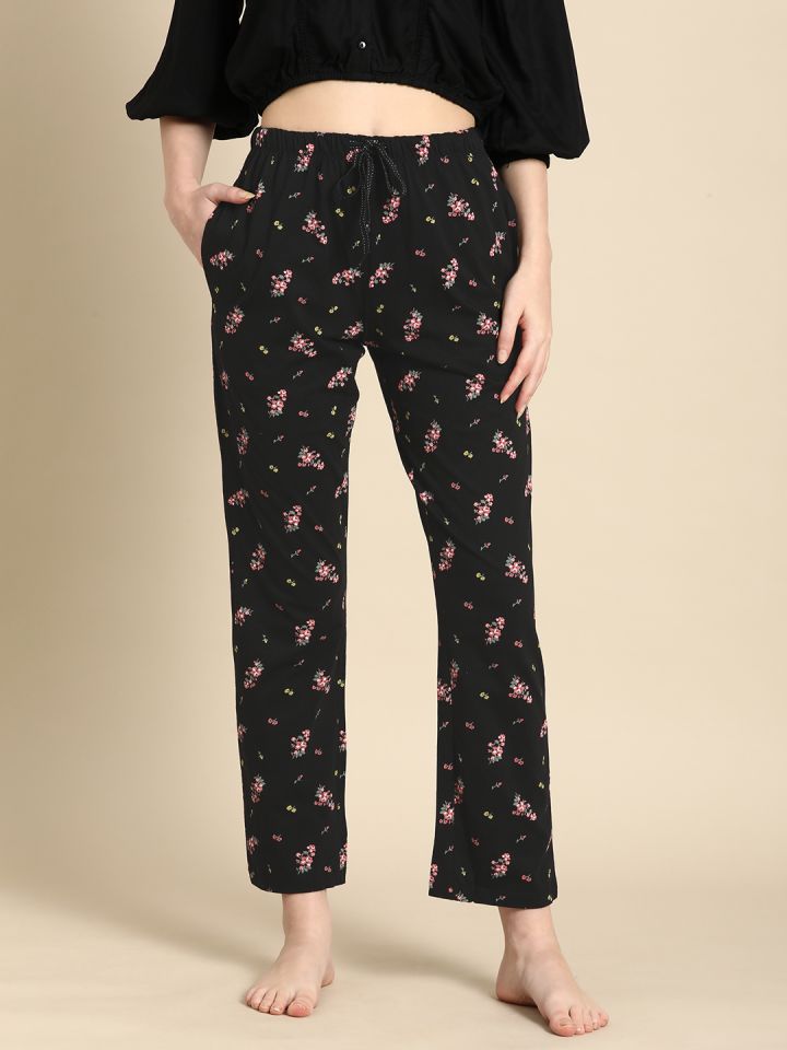 Buy Dreamz By Pantaloons Women Pack Of 2 Printed Lounge Pants