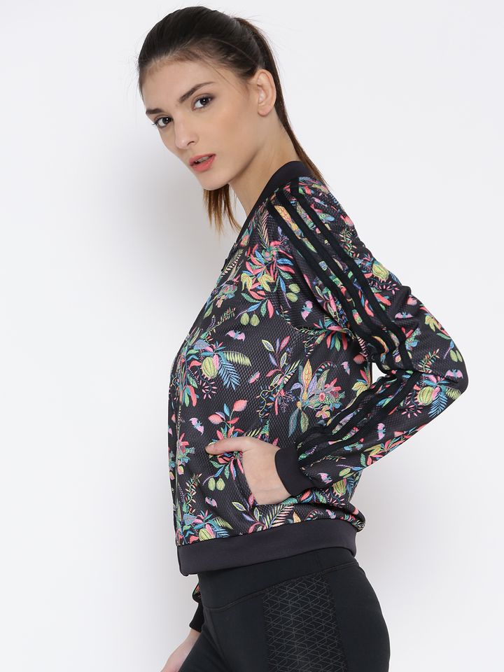 adidas printed bomber jacket