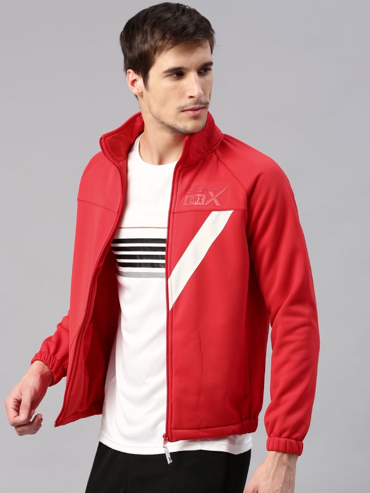 Hrx red jacket store