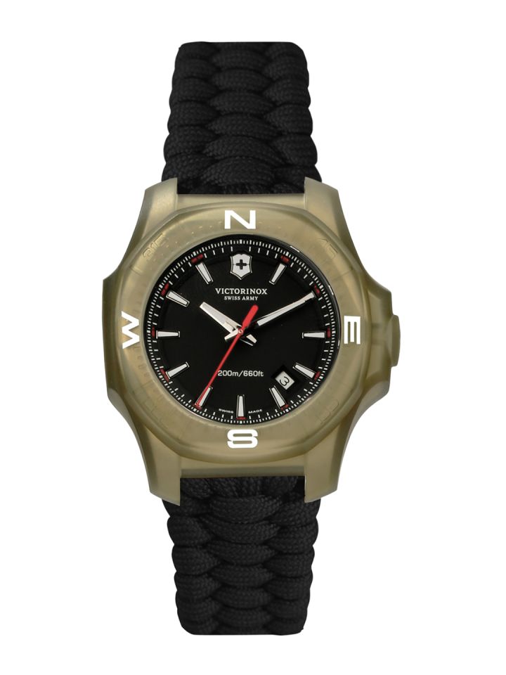 Victorinox Men Black Eco Drive Watch 241726.1 2