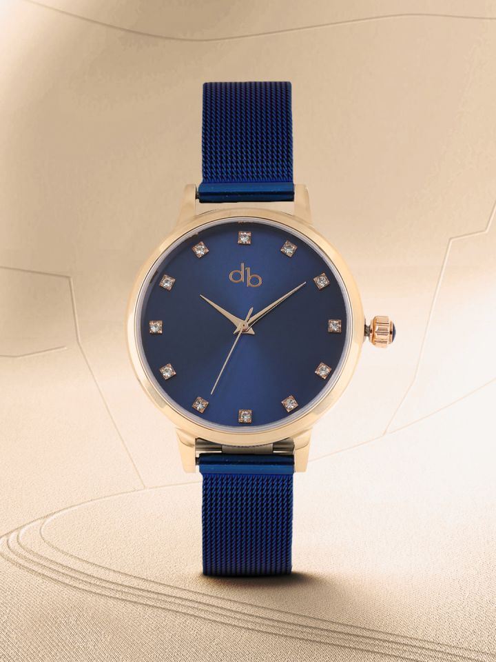 Dressberry blue sale analog watch