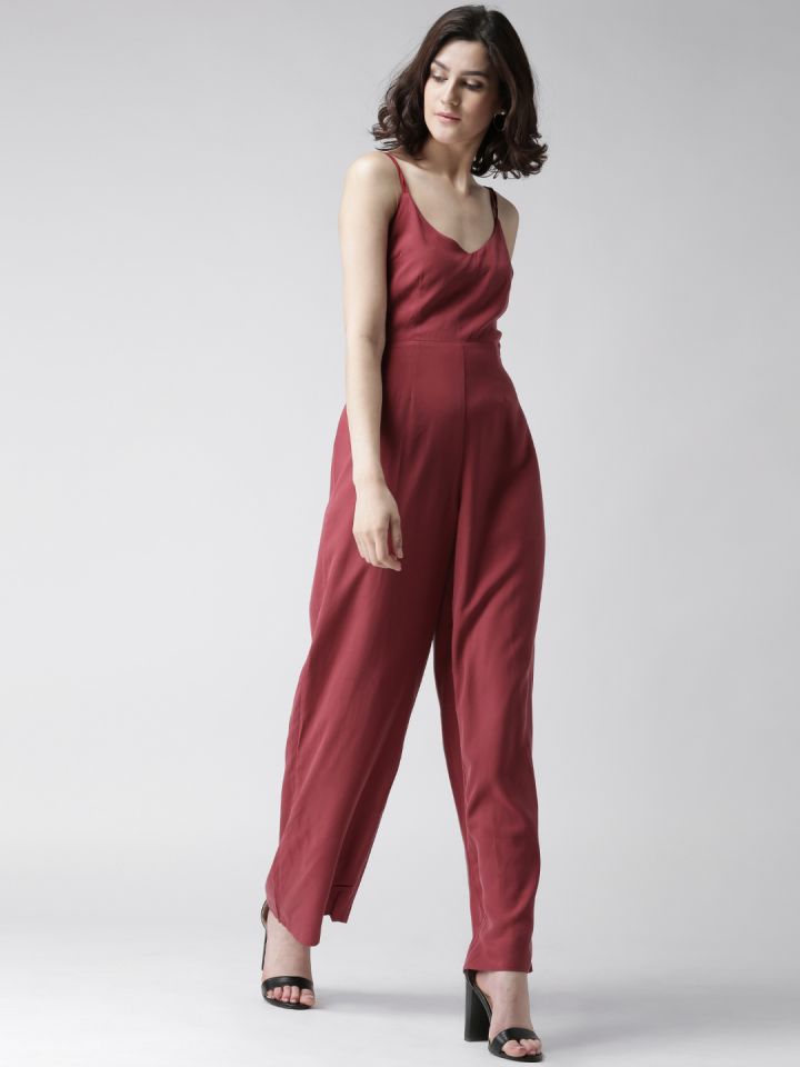 Forever 21 red jumpsuit clearance