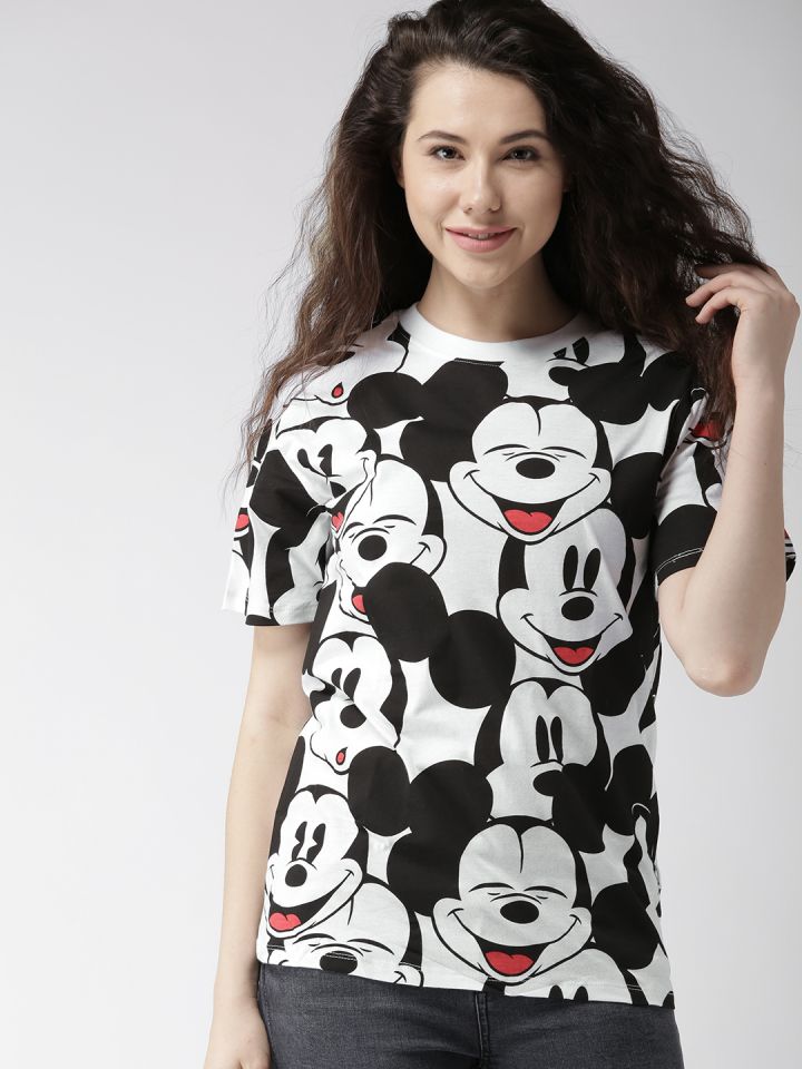 Mickey print t shirt hotsell