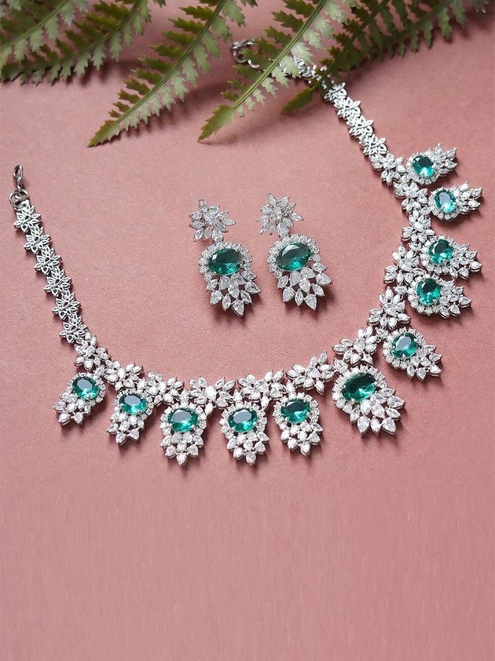 Sea green necklace cheap