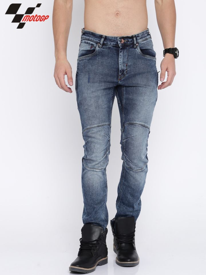 Buy RDSTR Men Blue MotoGP Slim Fit Clean Look Stretchable Jeans