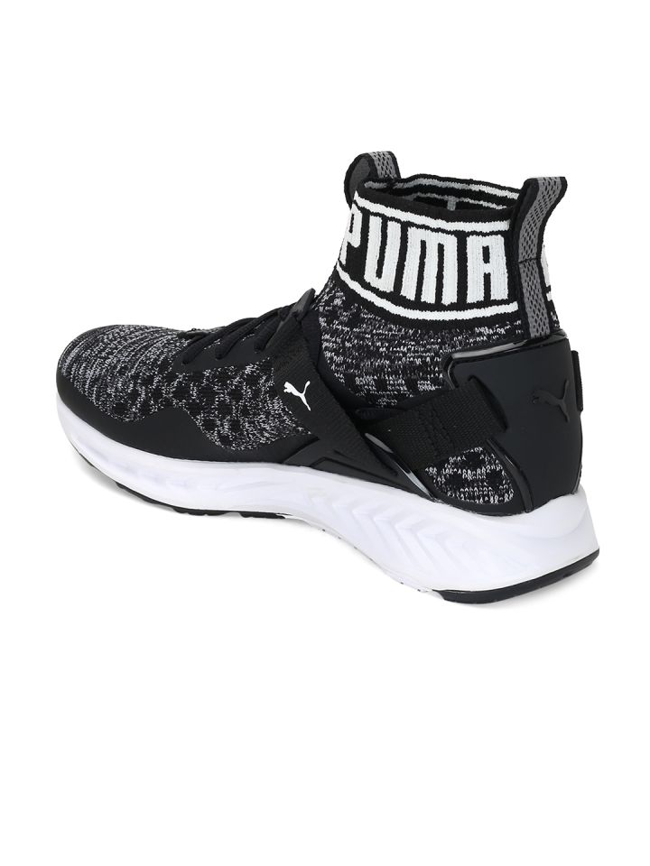 Puma Women Black IGNITE evoKNIT High Top Sports Shoes