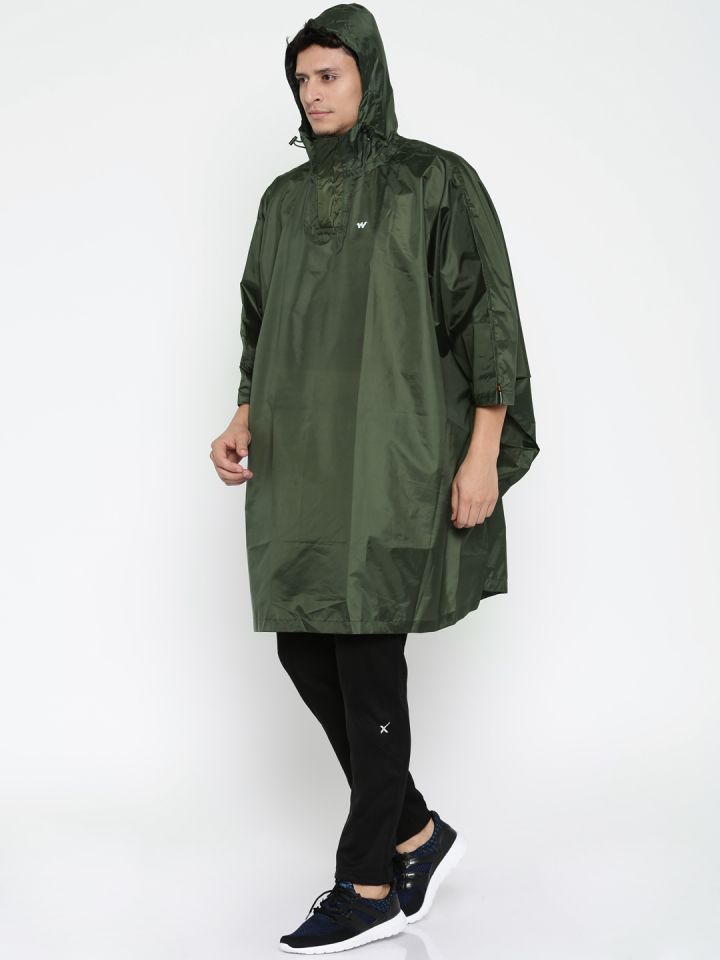 Wildcraft Olive Green Rain Poncho