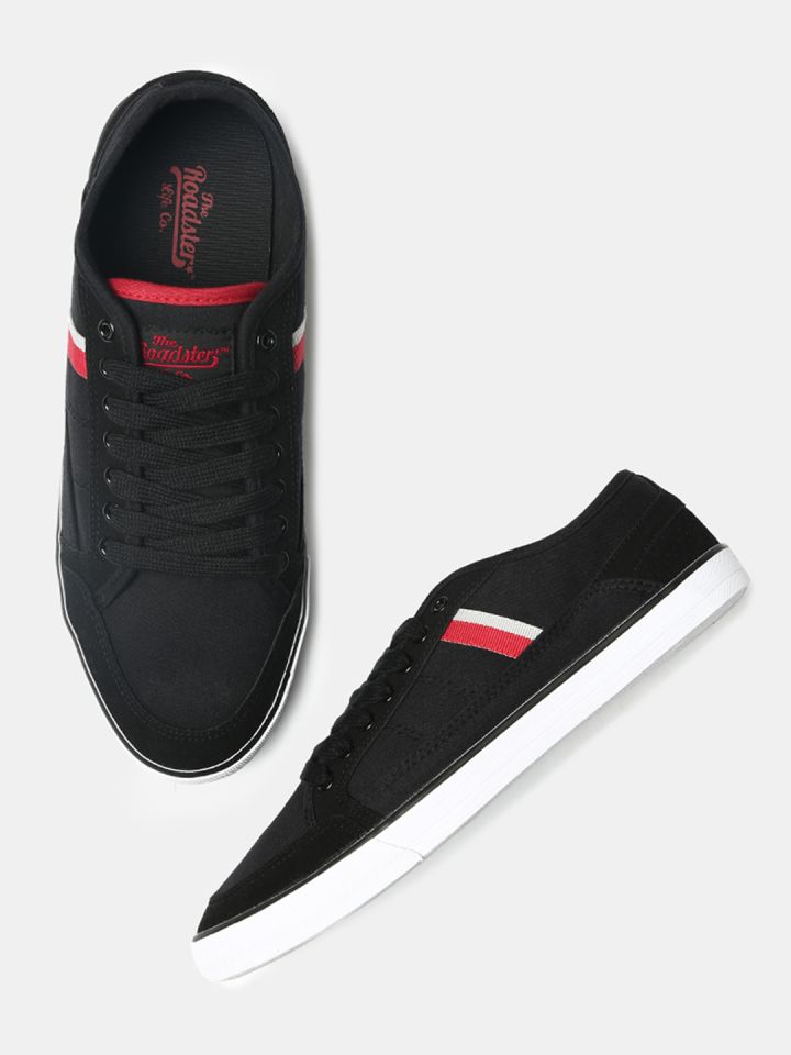Buy Roadster Men Black Sneakers Casual Shoes for Men 1881203