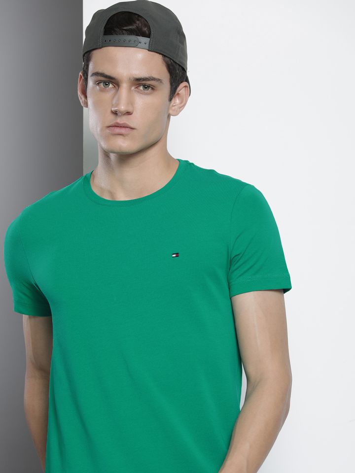 Tommy hilfiger sales green t shirt