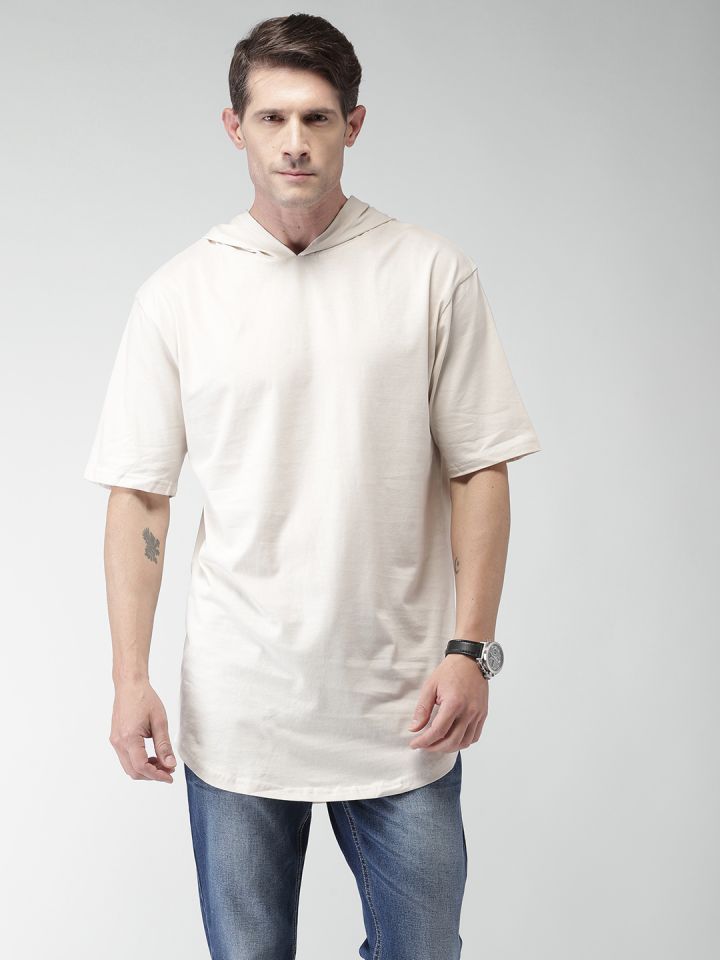 hooded t shirt myntra