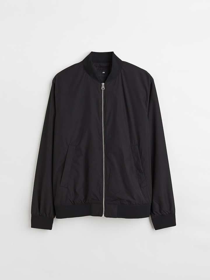 Discover 148+ black bomber jacket latest