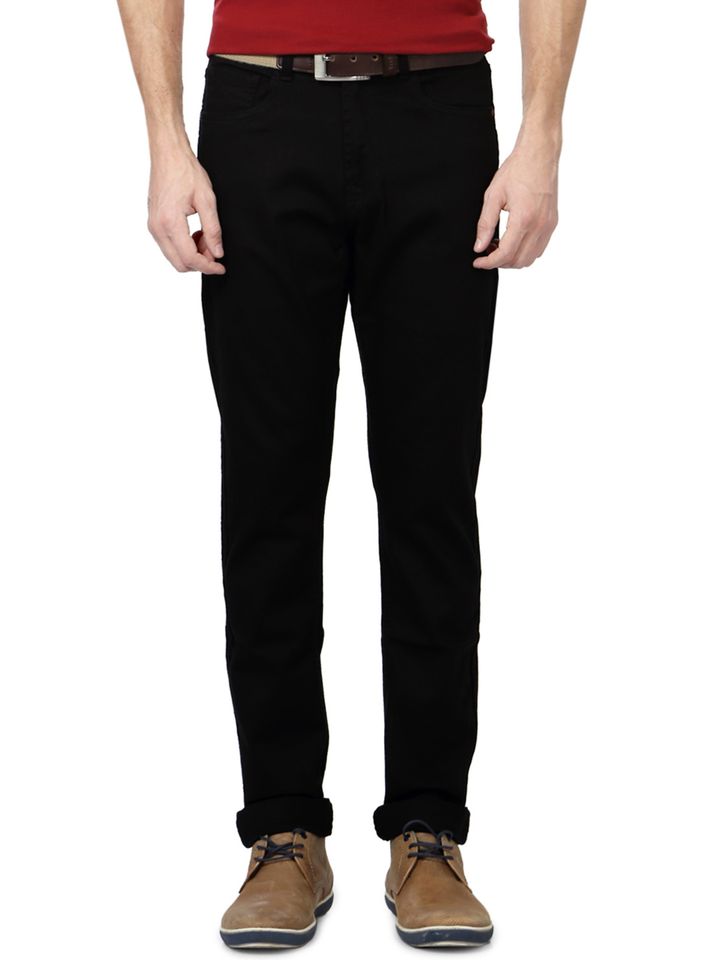 Tapered Jeans Peter England Jeans Pant Buy Peter England Men Black