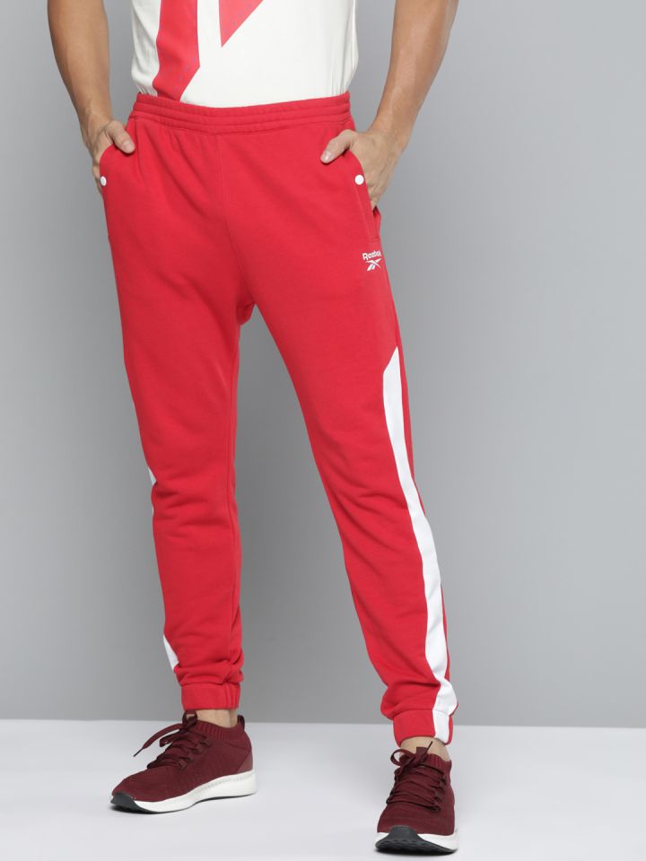 Red store reebok joggers