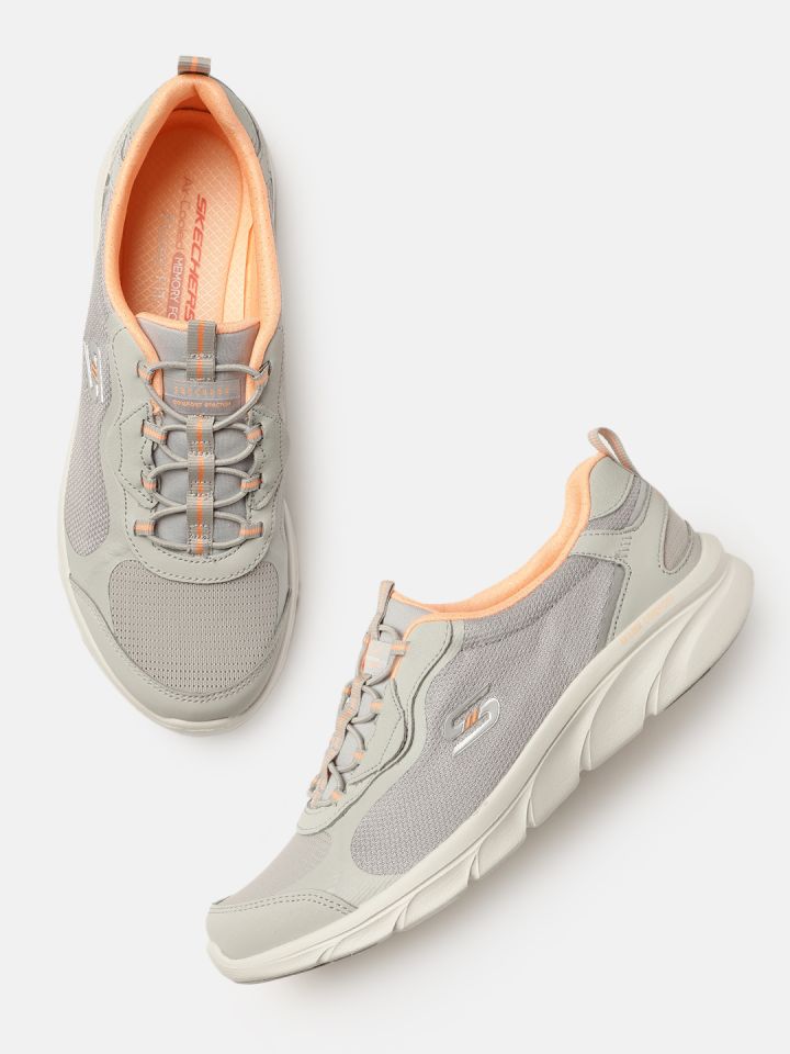 Skechers brown slip sales on shoes womens